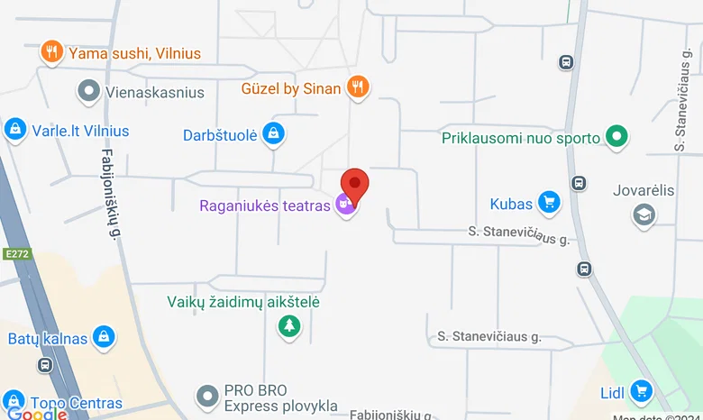 Užupio dramos teatras   žemėlapis