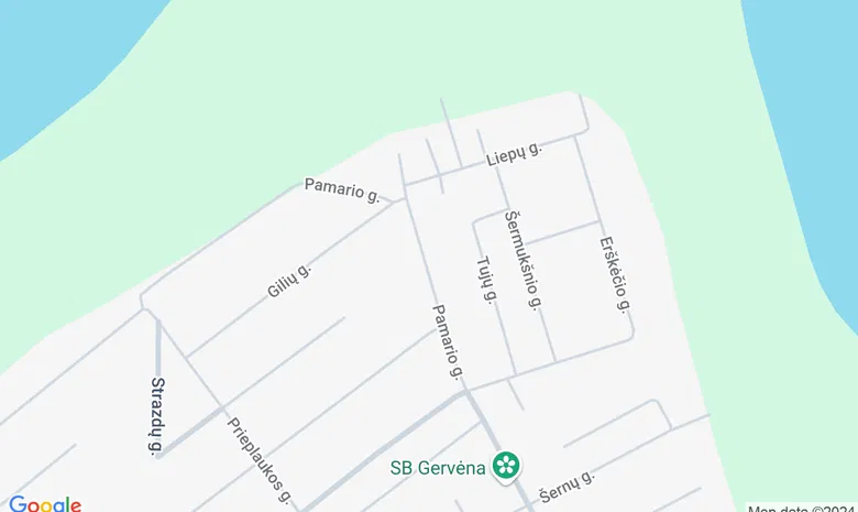 Samylų įlanka (Šlienava) žemėlapis