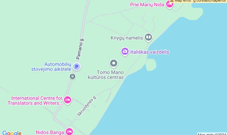 Thomo Manno kultūros centras žemėlapis