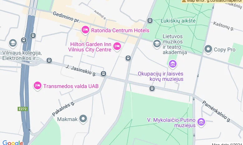 Modernaus muzikinio ugdymo centras „Muzikos Miestas“ žemėlapis