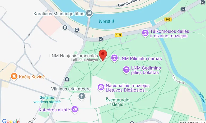 Naujasis arsenalas žemėlapis