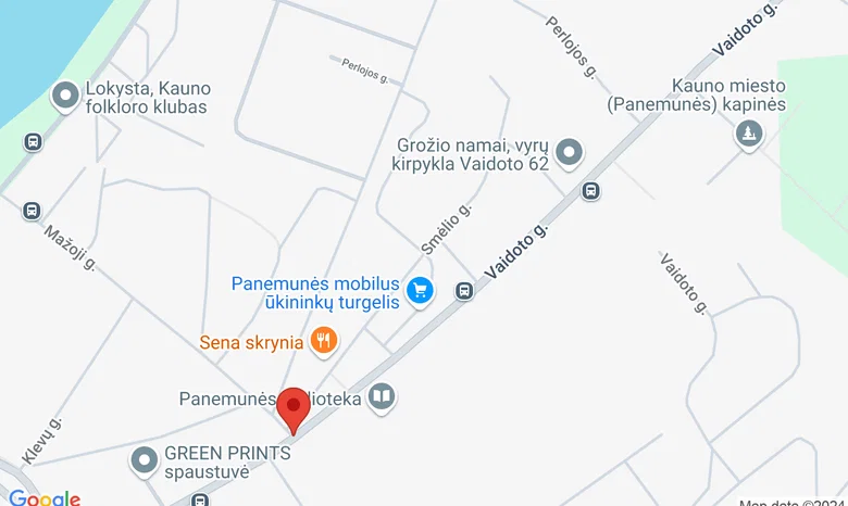 Kauno Panemunė žemėlapis