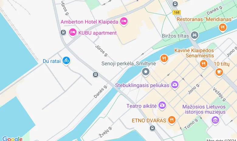 Danės skveras žemėlapis