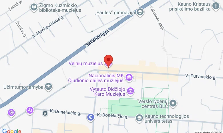 Velnių muziejus žemėlapis