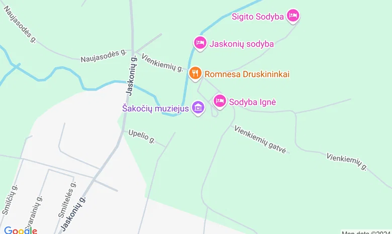 Restorano ROMNESA teritorija žemėlapis