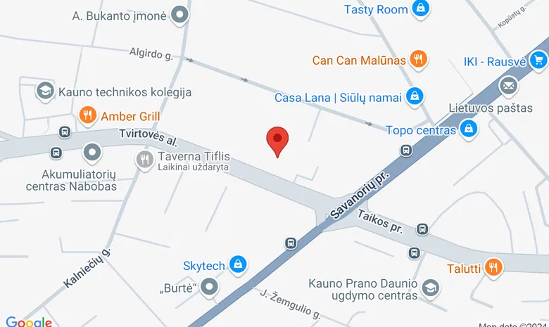 Grožio salonas RandA žemėlapis