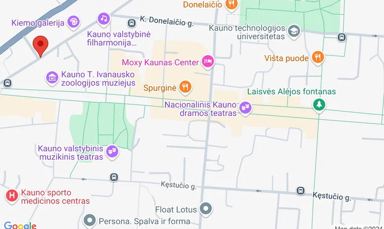 Koučingo klubas - viešbutis Kaunas žemėlapis