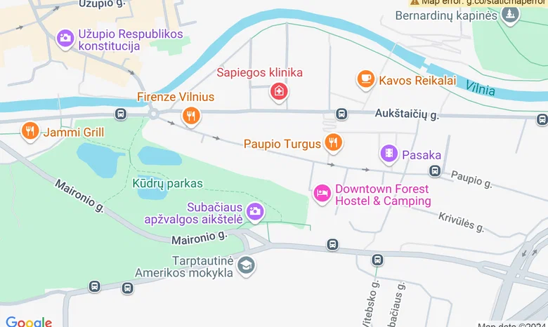 MA-URI studija žemėlapis