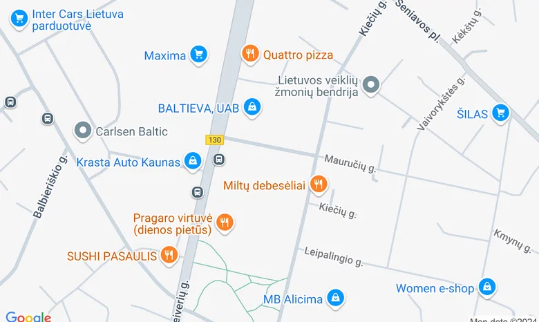 VšĮ Galiava žemėlapis