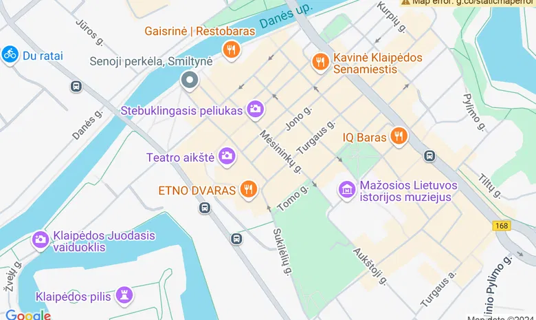 Irish Nesė Pub žemėlapis