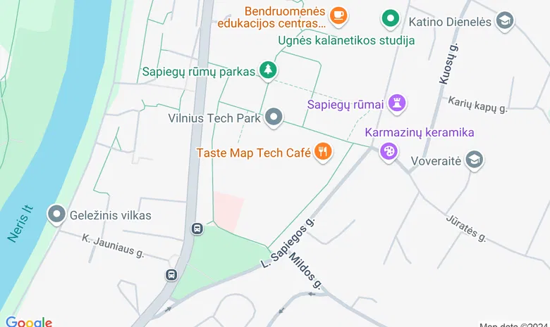 Antakalnio seniūnija žemėlapis
