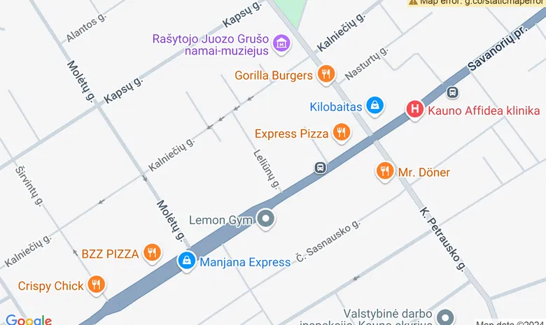 VŠĮ „Pepės studija“ žemėlapis