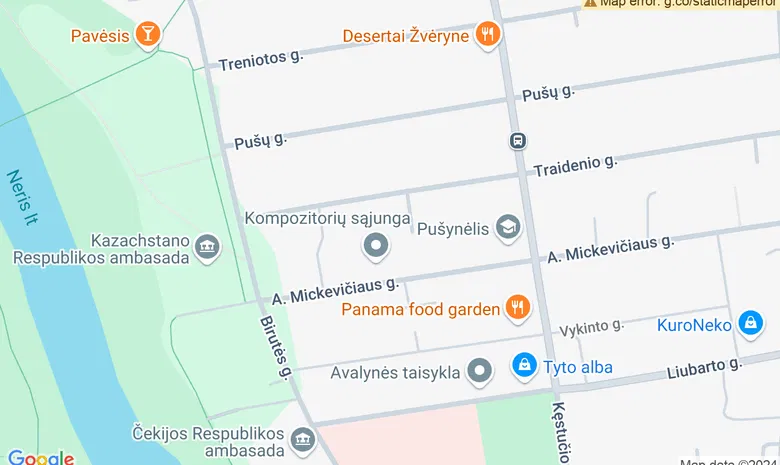Kompozitorių namai žemėlapis