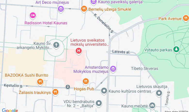 KTU Kultūros centras žemėlapis