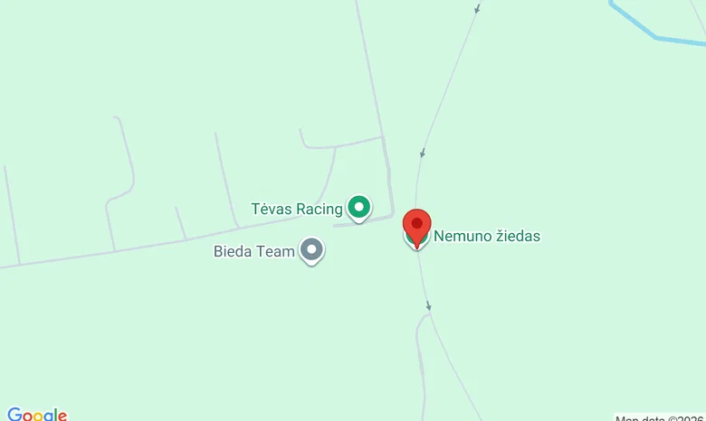 Kačerginės nemuno žiedas - trasa žemėlapis