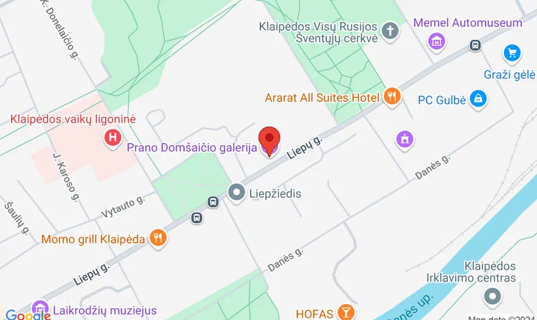 Prano Domšaičio galerija žemėlapis
