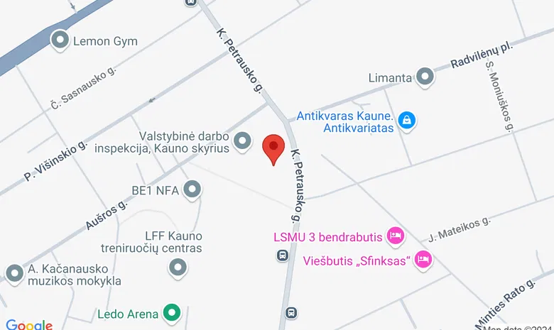 Kauno mokslo ir technologijų parkas žemėlapis