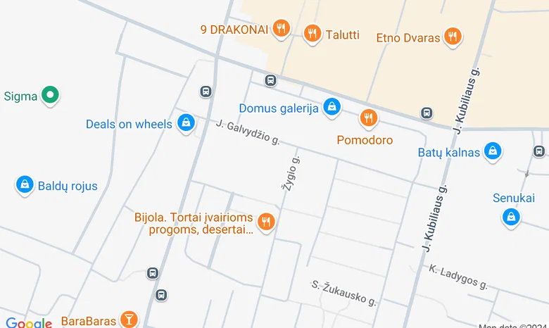 BALTLOKIS žemėlapis