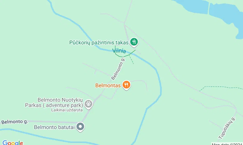 Belmontas žemėlapis