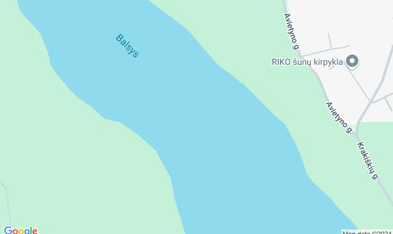 Žalieji ežerai žemėlapis