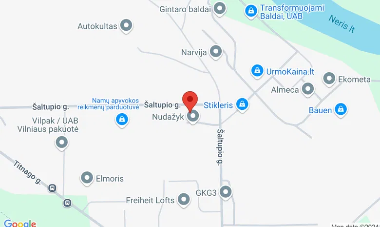 Savanorių pr. 219 žemėlapis