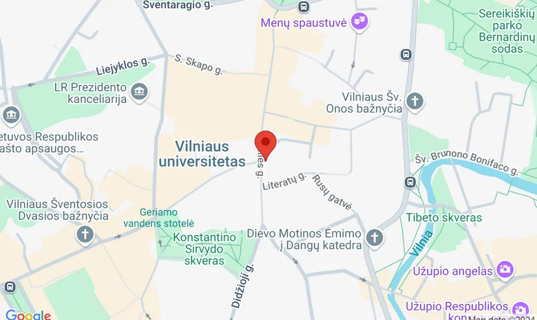 Viešbutis "Narutis" žemėlapis
