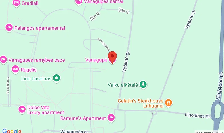 Viešbutis „Vanagupė“ žemėlapis