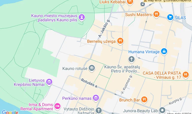 Jaunimo centras „Vartai" žemėlapis