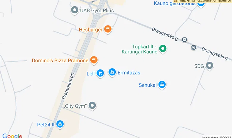 Kūrybos kampas 360° daiktų dirbtuvė visiems žemėlapis