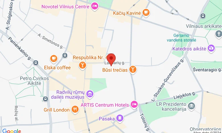 Labdarių 5, Vilnius žemėlapis