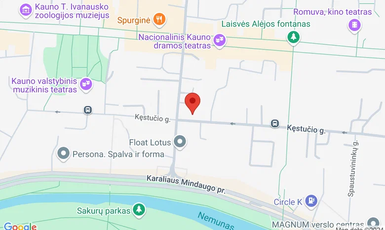 Kęstučio 68, Kaunas žemėlapis