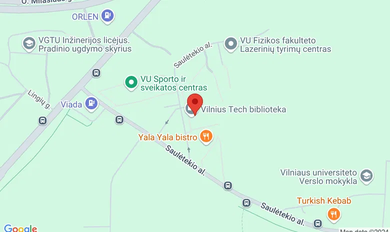 VGTU biblioteka, Galerija A žemėlapis