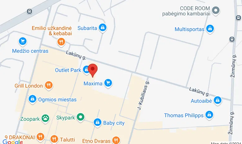 Judesys, šokių klubas žemėlapis