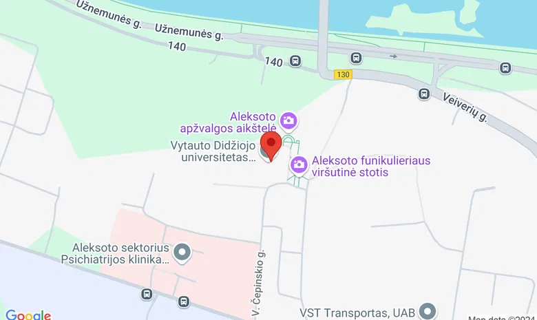 VDU Muzikos akademija žemėlapis