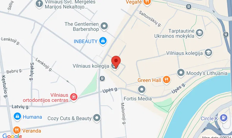 EZOTERIKOS MOKYKLA, VšĮ žemėlapis