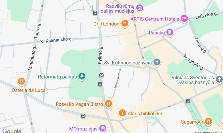 Klaipedos g 1-1 žemėlapis