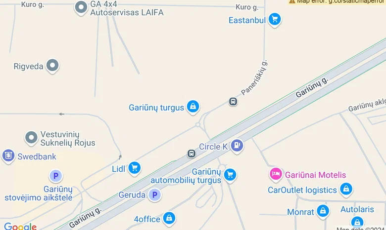 Verslo parkas „Gariūnai“ žemėlapis