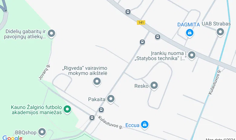 Lietuvos ir Vokietijos įmonė UAB „Tuvlita“ žemėlapis