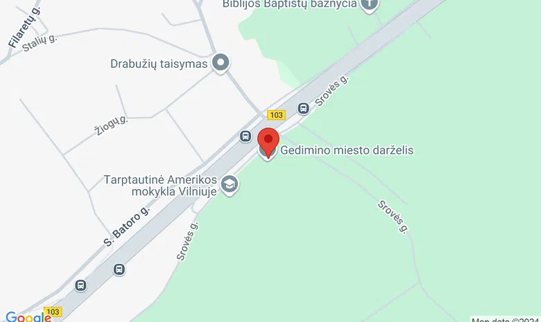 Restoranas "Batoras" žemėlapis