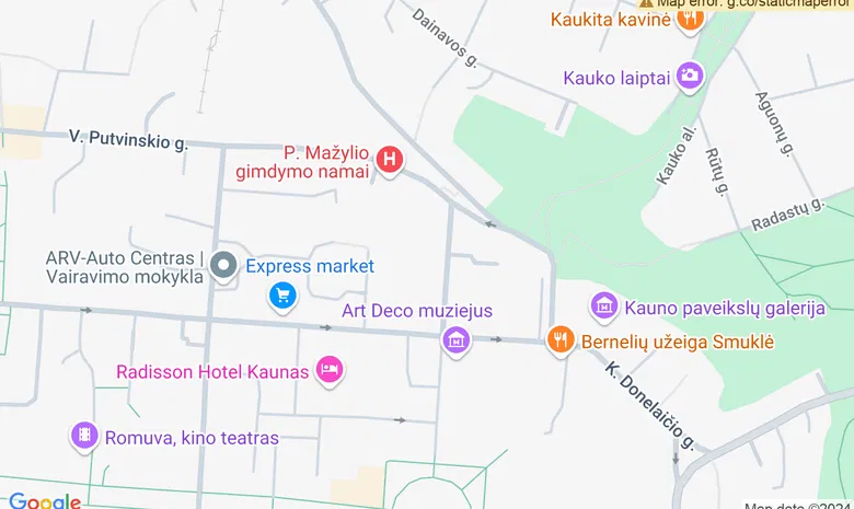 Šokių studija "Studium Infinitum" žemėlapis