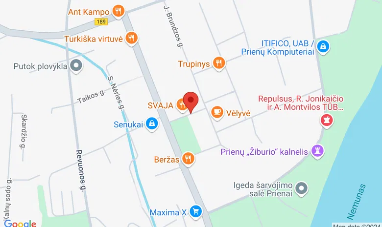 Mugė Prienuose,laisvės aikštėje. žemėlapis