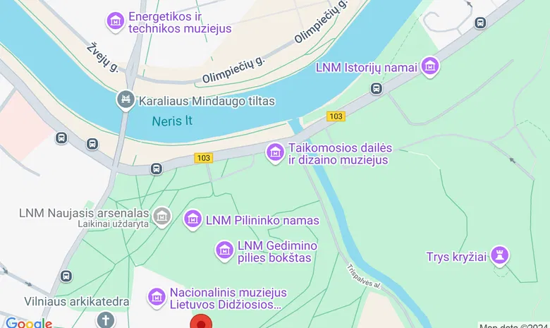 Šventaragio slėnis žemėlapis