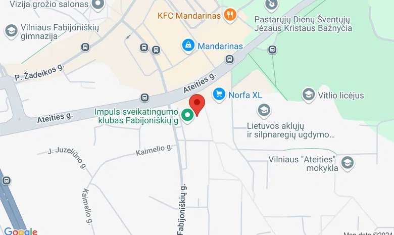 VšĮ Pažangūs sprendimai būstinė žemėlapis