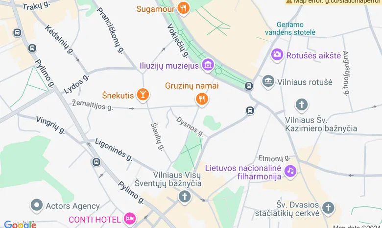 Žydų kultūros ir informacijos centro galerija Šofar žemėlapis