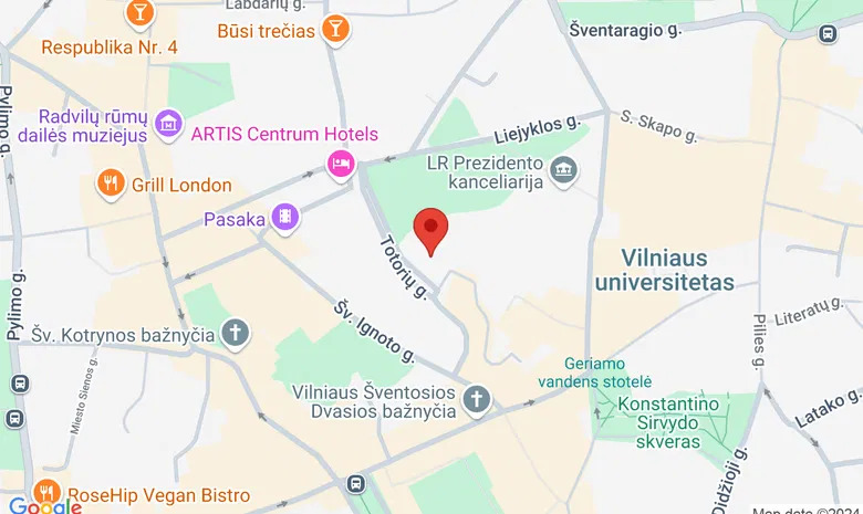 Valstybės pažinimo centras žemėlapis