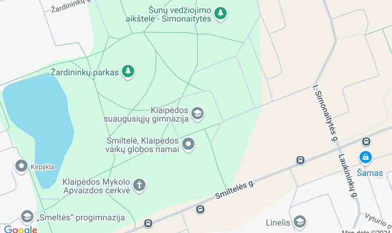 Klaipėdos "Aušros" teatras žemėlapis