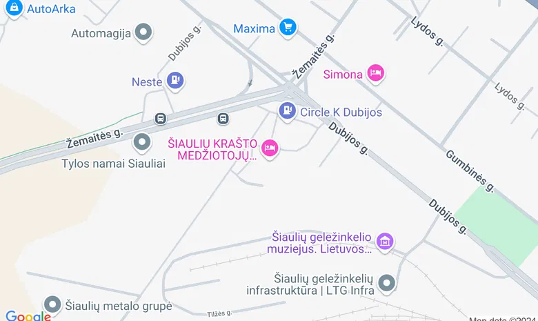 Medžiotojų užeiga žemėlapis