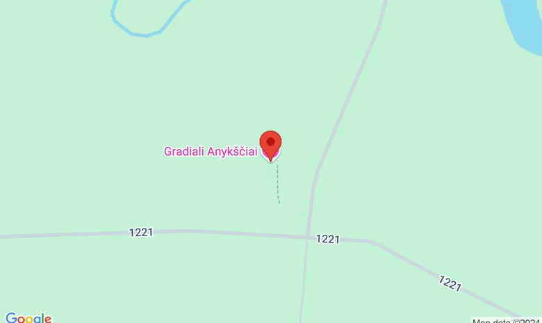 Gradiali Anykščiai žemėlapis