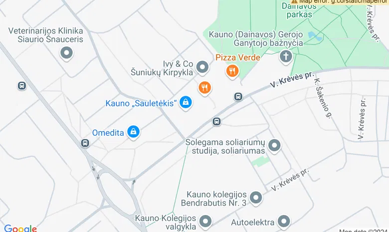 Šokių studija "Solo Latino" žemėlapis