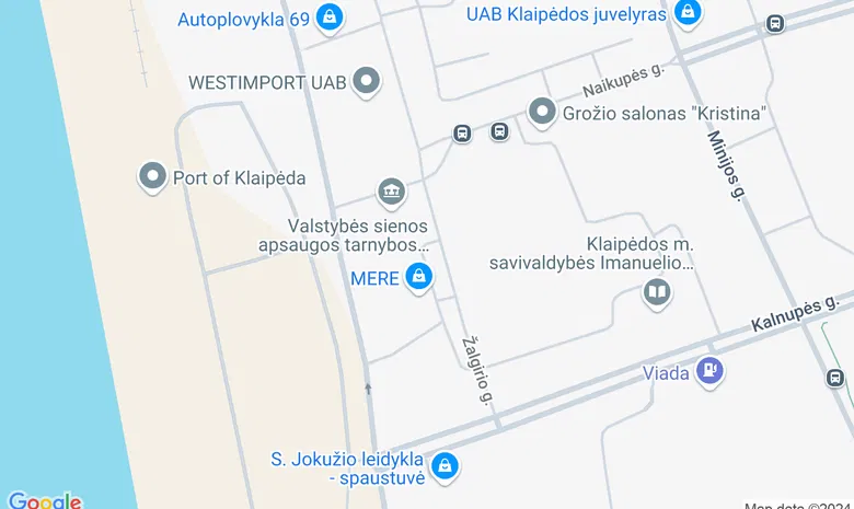 Edukacinė bendrovė „Kalba.Lt“, Klaipėdos filialas žemėlapis